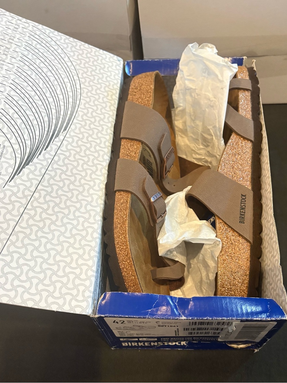 Birkenstock Mayari Birkibuc Unisex Sandals - Mocha, Women US 11-11.5, Men 9-9.5 - Picture 4 of 5